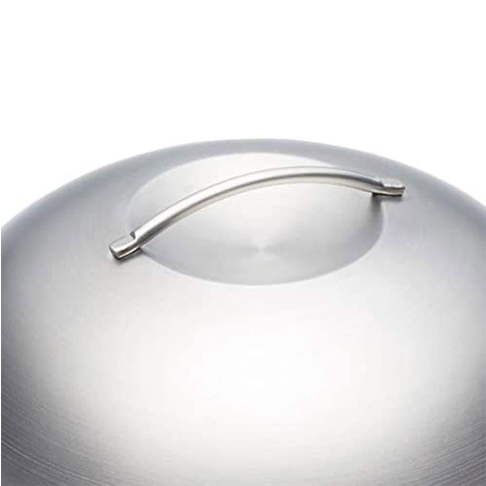 KitchenCraft MasterClass Cheese Melting Dome Burger Steamer Lid Stainless Steel 5 Litres - Metallic Secondary image