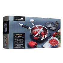 KitchenCraft MasterClass Rotary Food Mill Puree Maker Heavy-Duty Stainless Steel - Silver
