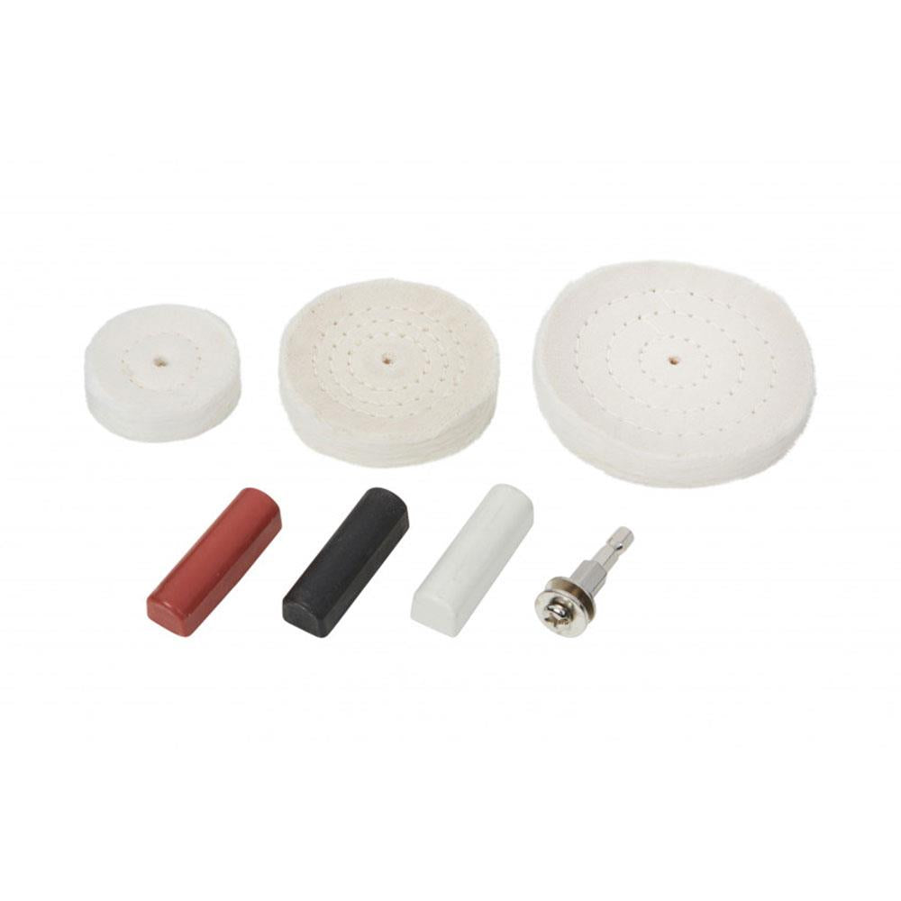 BlueSpot Buffing And Polishing Kit 50mm 75mm 100mm Pad - 7 Piece Secondary image