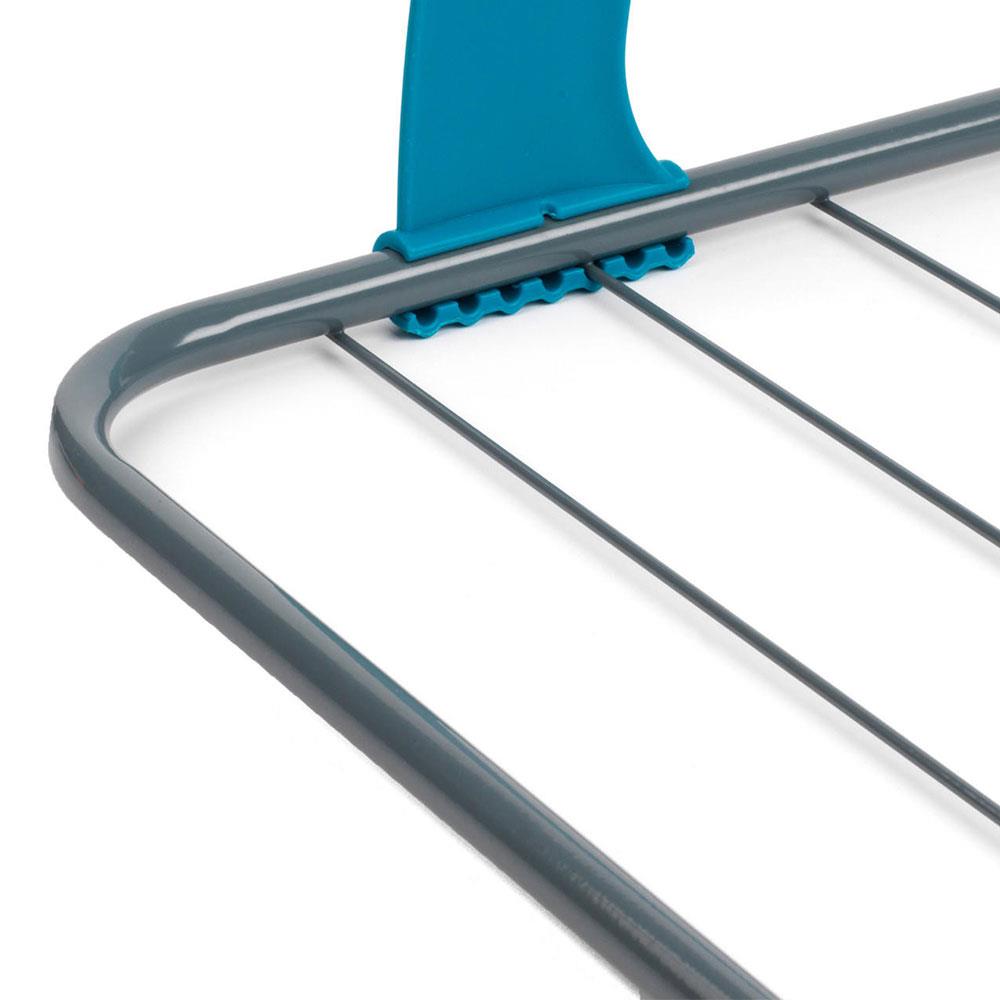 Beldray 6-Bar Radiator Attachable Airer For Hand Towels Or Clothes - Turquoise/Grey