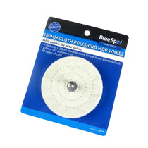 BlueSpot 100mm Polishing Mop Wheel With 6.35mm Shank