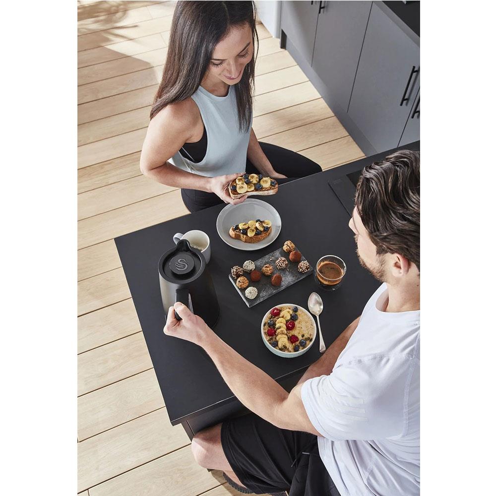 Swan Stealth Kettle Stainless Steel 3000 W 1.7 Litre - Matte Black
