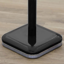 Swan Retro Kitchen Roll Holder with Steel Weighted Base Metal - Black
