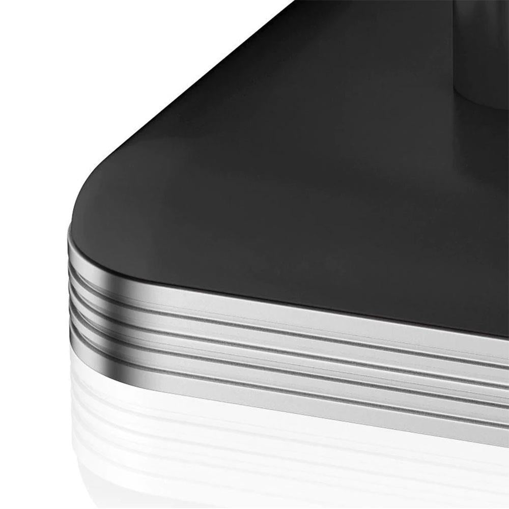 Swan Retro Kitchen Roll Holder with Steel Weighted Base Metal - Black