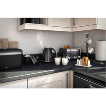 Swan Retro Kitchen Roll Holder with Steel Weighted Base Metal - Black