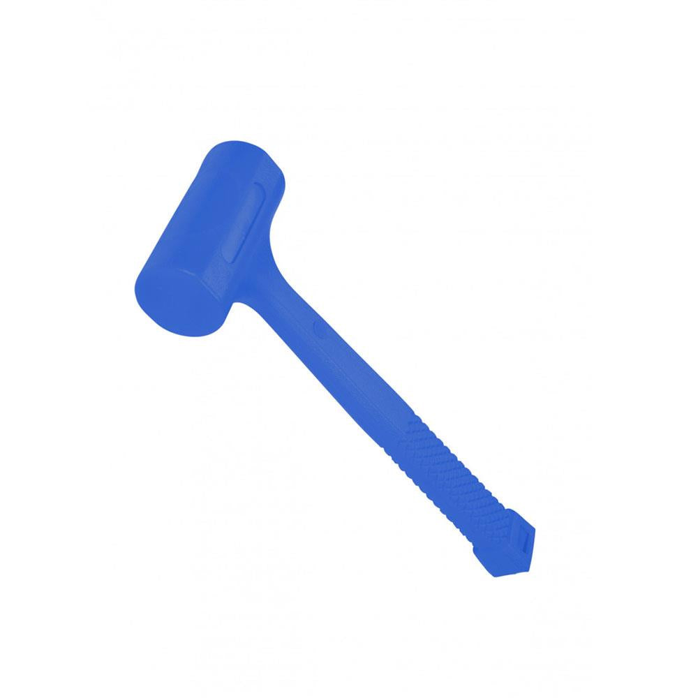 BlueSpot Dead Blow Hammer 720g (1.58lb) Textured Non-Slip Grip - Blue
