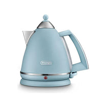 Delonghi Argento Flora Electric Jug Kettle Stainless Steel 3000 W 1.7 Litre - Blue