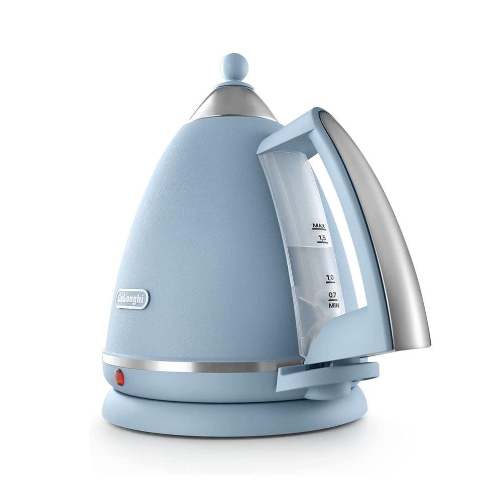 Delonghi Argento Flora Electric Jug Kettle Stainless Steel 3000 W 1.7 Litre - Blue Secondary image