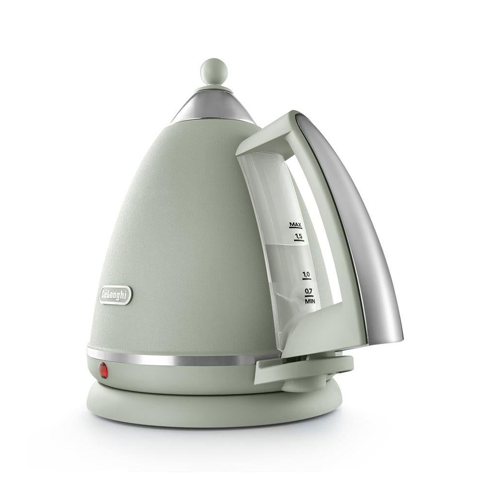 Delonghi Argento Flora Electric Jug Kettle Stainless Steel 3000 W 1.7 Litre - Green Secondary image