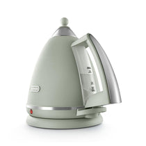 Delonghi Argento Flora Electric Jug Kettle Stainless Steel 3000 W 1.7 Litre - Green