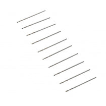 BlueSpot 1mm HSS Drill Bit Set Half Ground High Speed Steel - 10 Piece