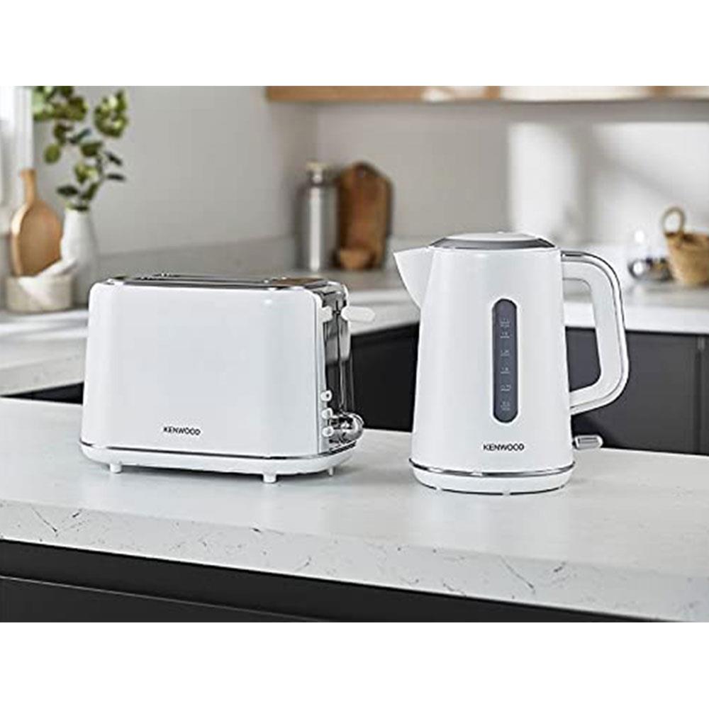 Kenwood Abbey Collection Lux 2 Slice Toaster With Reheat Defrost Cancel Functions 800 W - Pure White