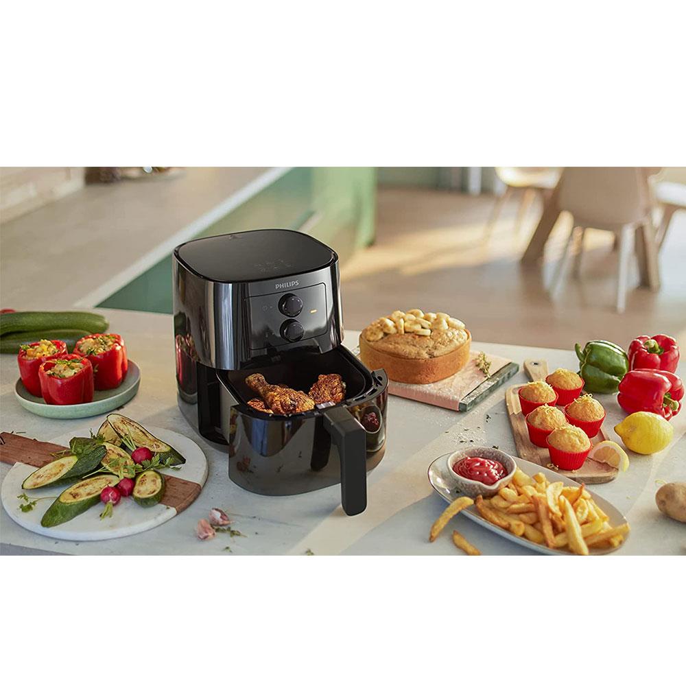 Philips Essential Air fryer Compact 4 Portions With Rapid Air Technology 1400 W 4.1 Litre - Black