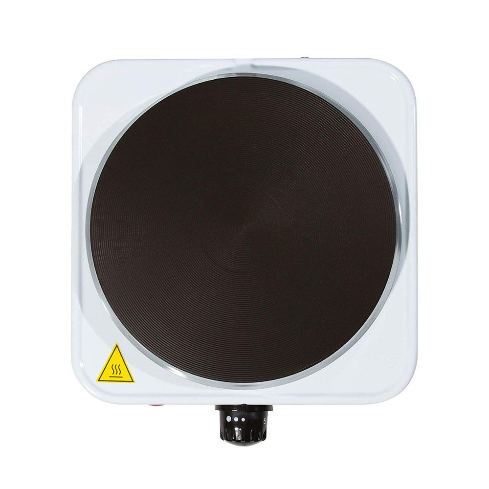 Fine Elements Single Hot Plate With Thermostatic Control Cast Iron 1500 W - White