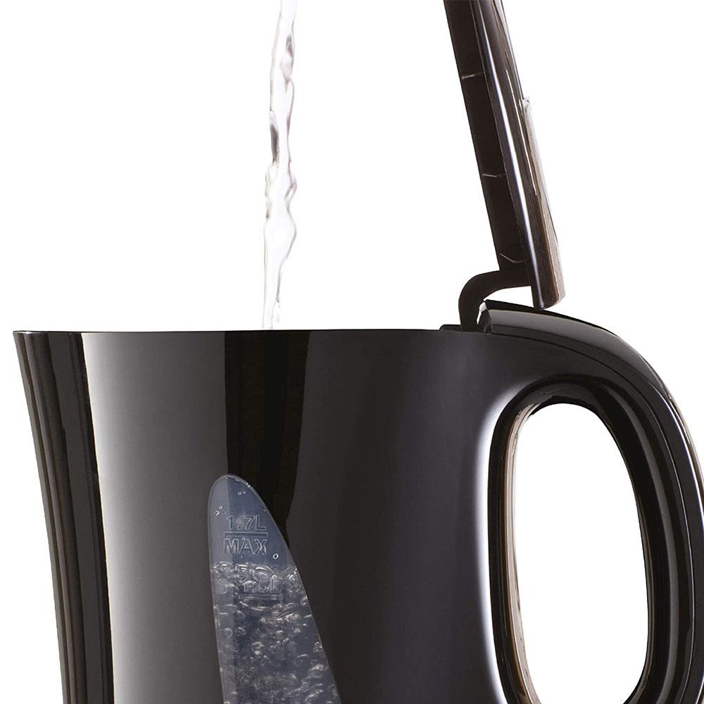 Fine Elements Plastic Jug Kettle With Stainless Steel Heating Element 3000 W 1.7 Litre - Black