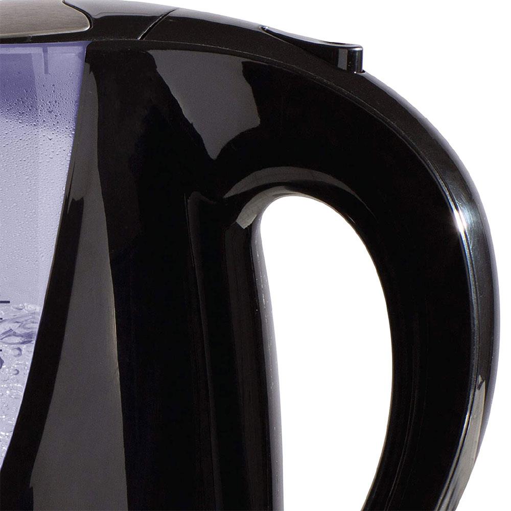 Daewoo Colour Changing Jug Kettle Stainless Steel 3000 W 1.7 Litre - Black