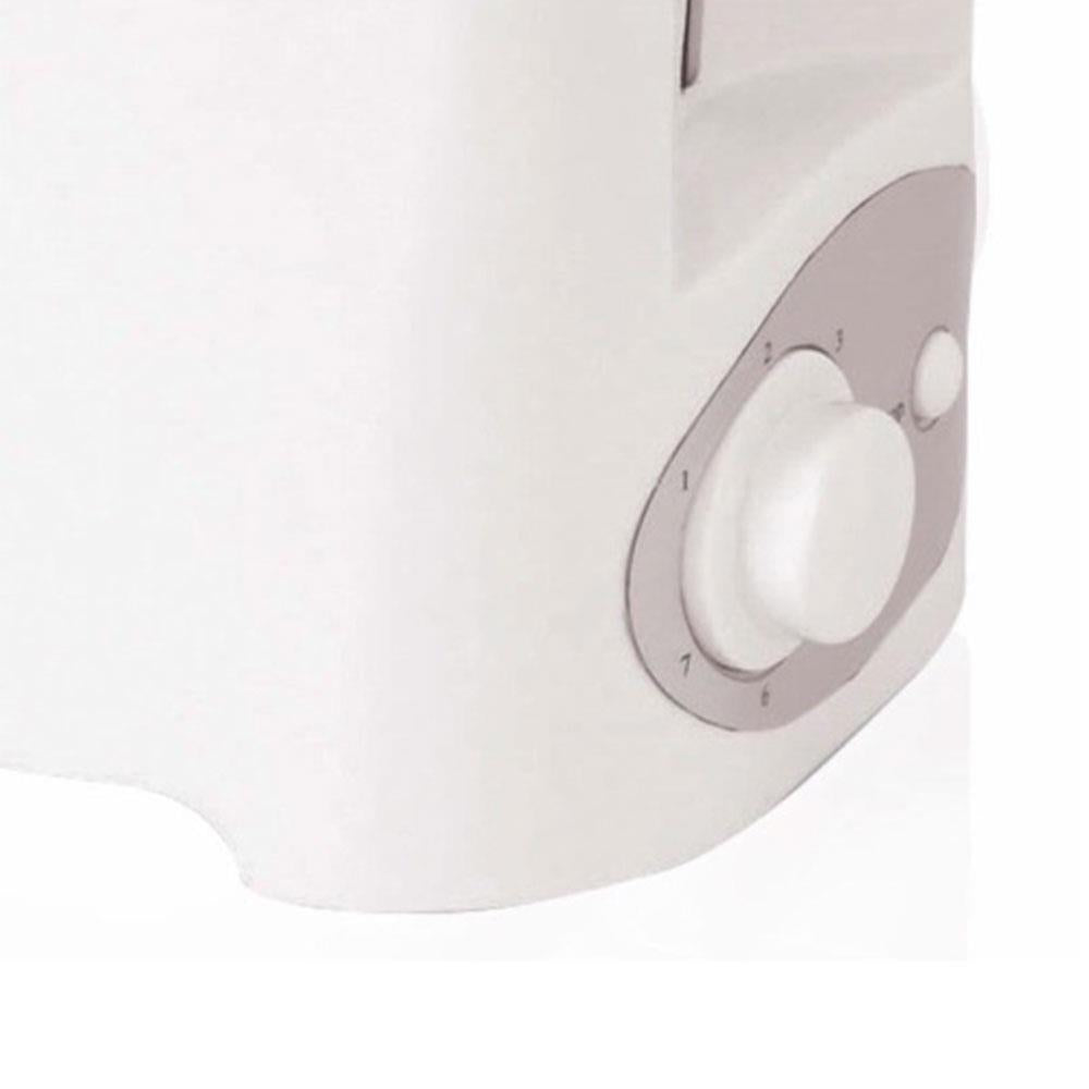 Fine Element 2 Slice Toaster With Variable Browning Control Plastic 750 W - White SDA1008