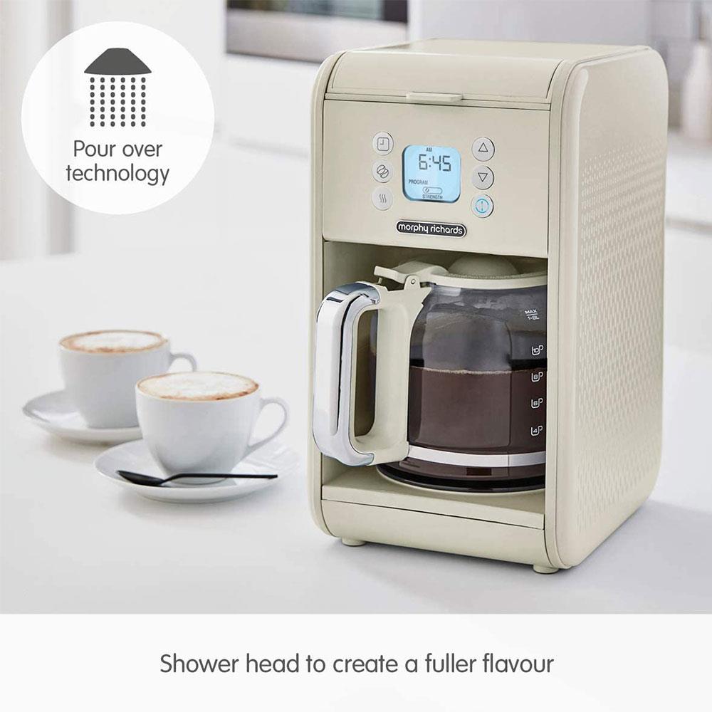 Morphy Richards Verve Pour Over Filter Coffee Machine 900 W 1.8 Litre - Cream