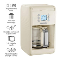 Morphy Richards Verve Pour Over Filter Coffee Machine 900 W 1.8 Litre - Cream