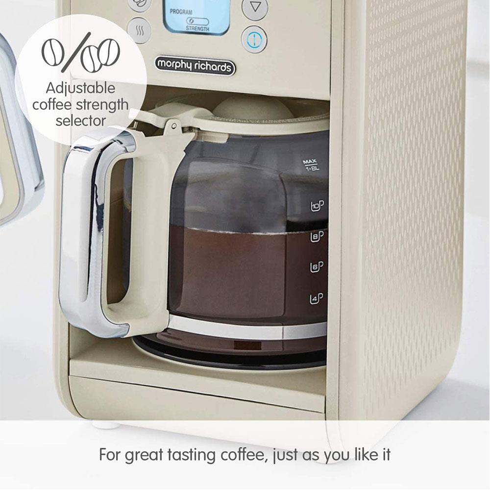 Morphy Richards Verve Pour Over Filter Coffee Machine 900 W 1.8 Litre - Cream