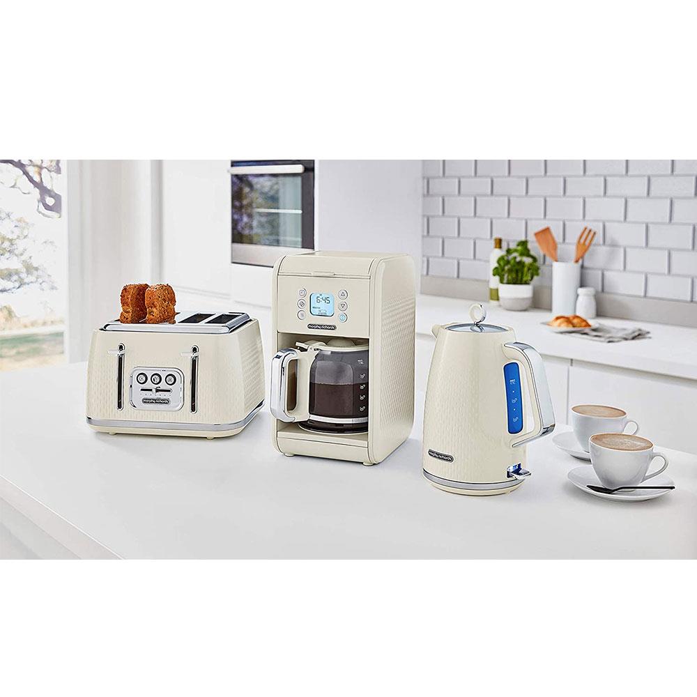 Morphy Richards Verve Pour Over Filter Coffee Machine 900 W 1.8 Litre - Cream