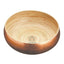 KitchenCraft Artesa Bamboo Serving Bowl For Fruit Salad Or Bread Large 26cm - Gold