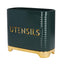 KitchenCraft Lovello Retro Utensil Holder With Geometric Textured Finish - Hunter Green