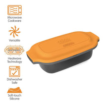 Morphy Richards MICO Multi Cooker Microwavable Cookware Silicone And Coated Metal - Orange
