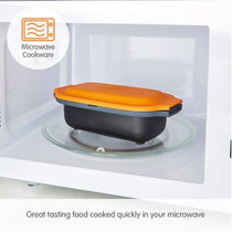 Morphy Richards MICO Multi Cooker Microwavable Cookware Silicone And Coated Metal - Orange