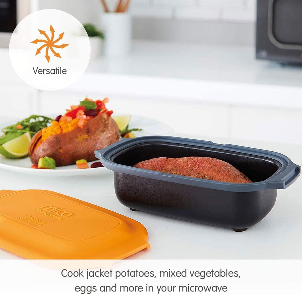 Morphy Richards MICO Multi Cooker Microwavable Cookware Silicone And Coated Metal - Orange