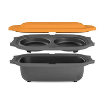 Morphy Richards MICO Multi Cooker Microwavable Cookware Silicone And Coated Metal - Orange