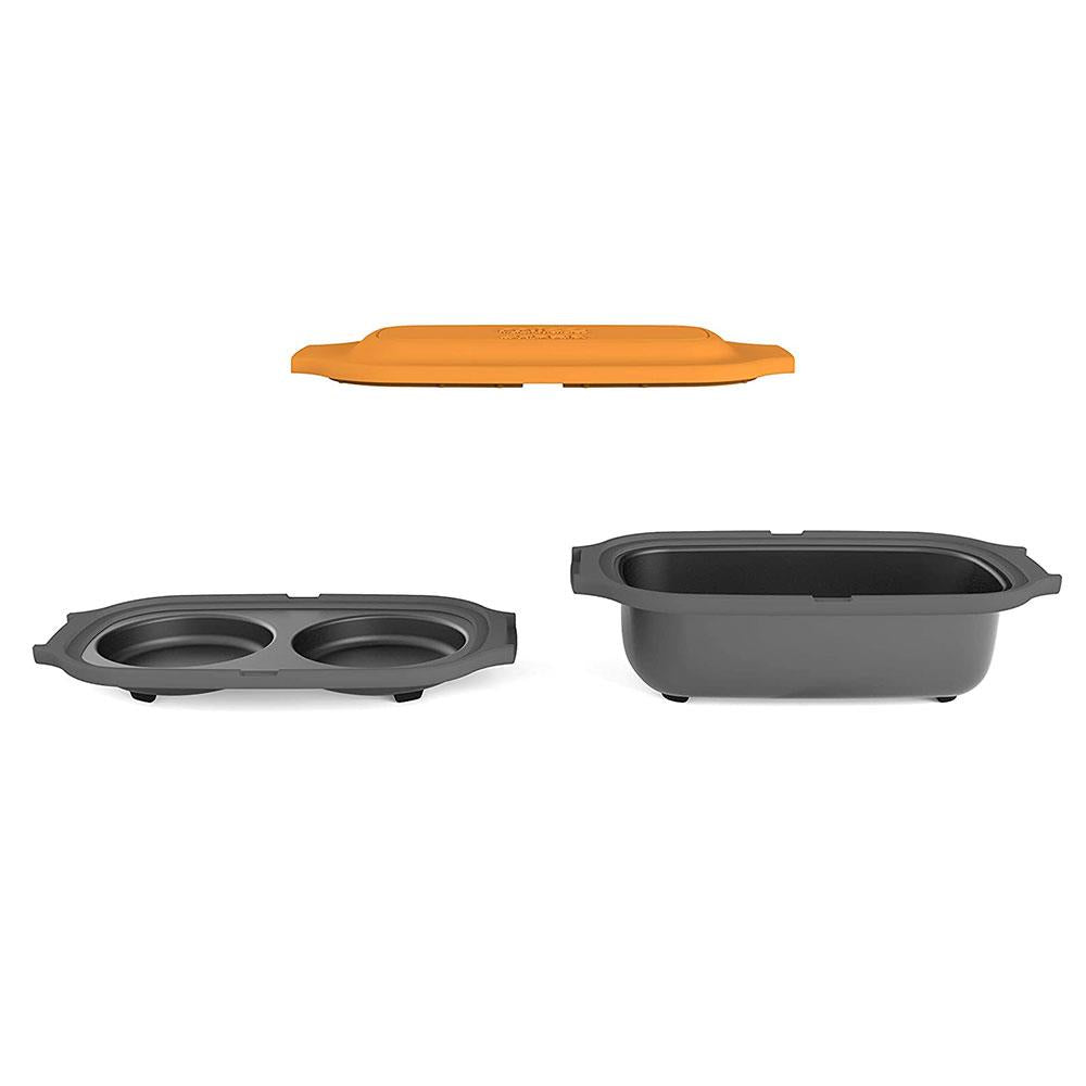 Morphy Richards MICO Multi Cooker Microwavable Cookware Silicone And Coated Metal - Orange