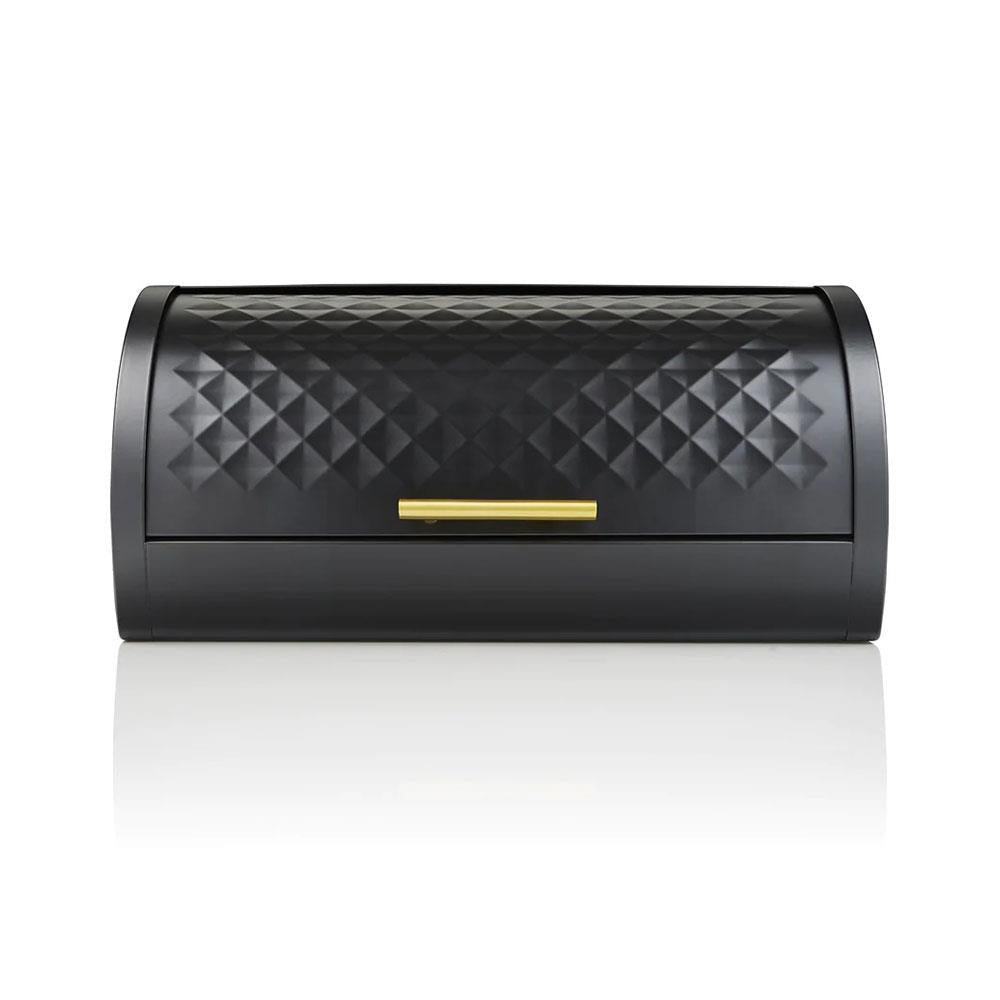 Swan Gatsby Roll Top Bread Bin - Black Secondary image