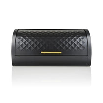 Swan Gatsby Roll Top Bread Bin - Black