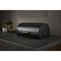 Swan Gatsby Roll Top Bread Bin - Black