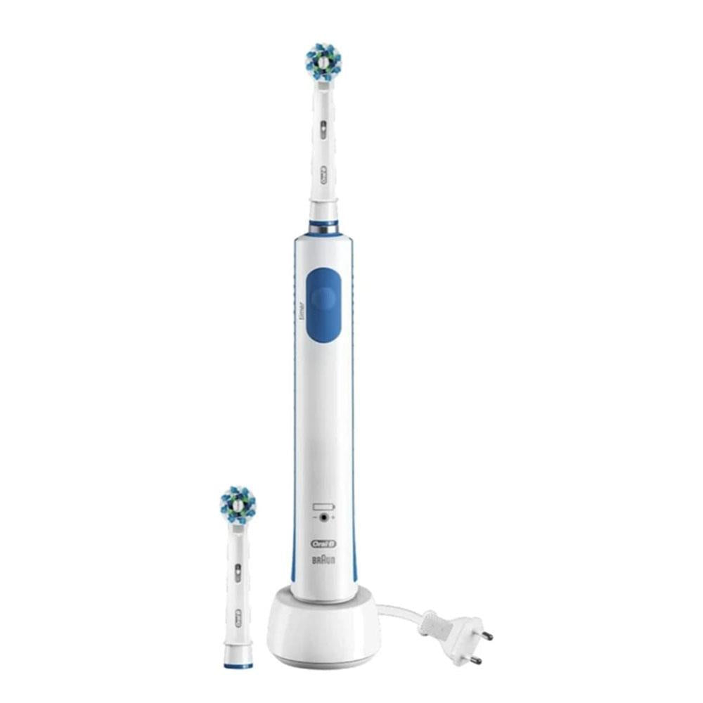 Oral-B Pro 570 Cross Action Electric Toothbrush With 3D Cleaning Action - White Secondary image