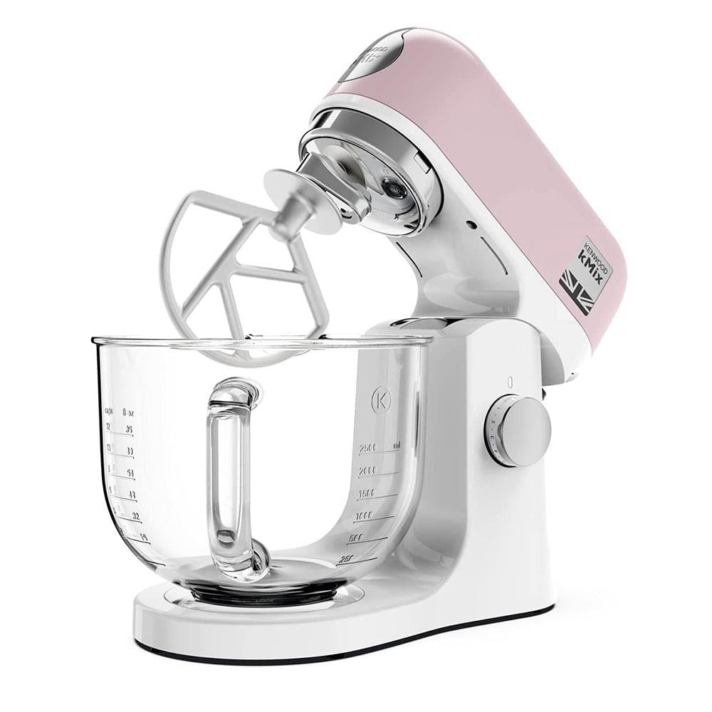 Kenwood kMix Stand Mixer With K-Beater Dough Hook And Whisk 1000 W 5 Litre Glass Bowl - Pastel Pink Secondary image