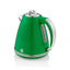 Swan Celtic Retro Jug Kettle Stainless Steel 3000 W 1.5 Litre - Green