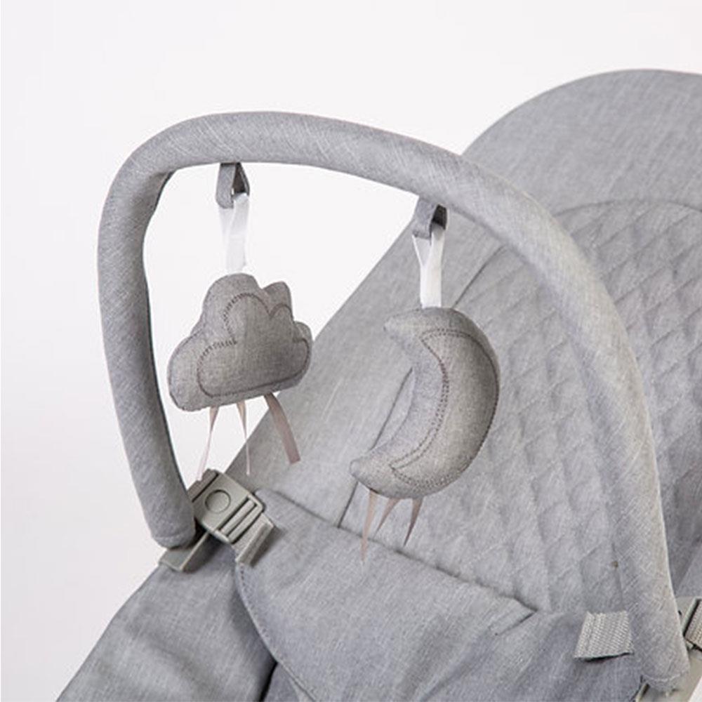 Red Kite Baya Baby Bouncer Chair With Toy Bar - Dove Grey