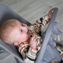 Red Kite Baya Baby Bouncer Chair With Toy Bar - Dove Grey