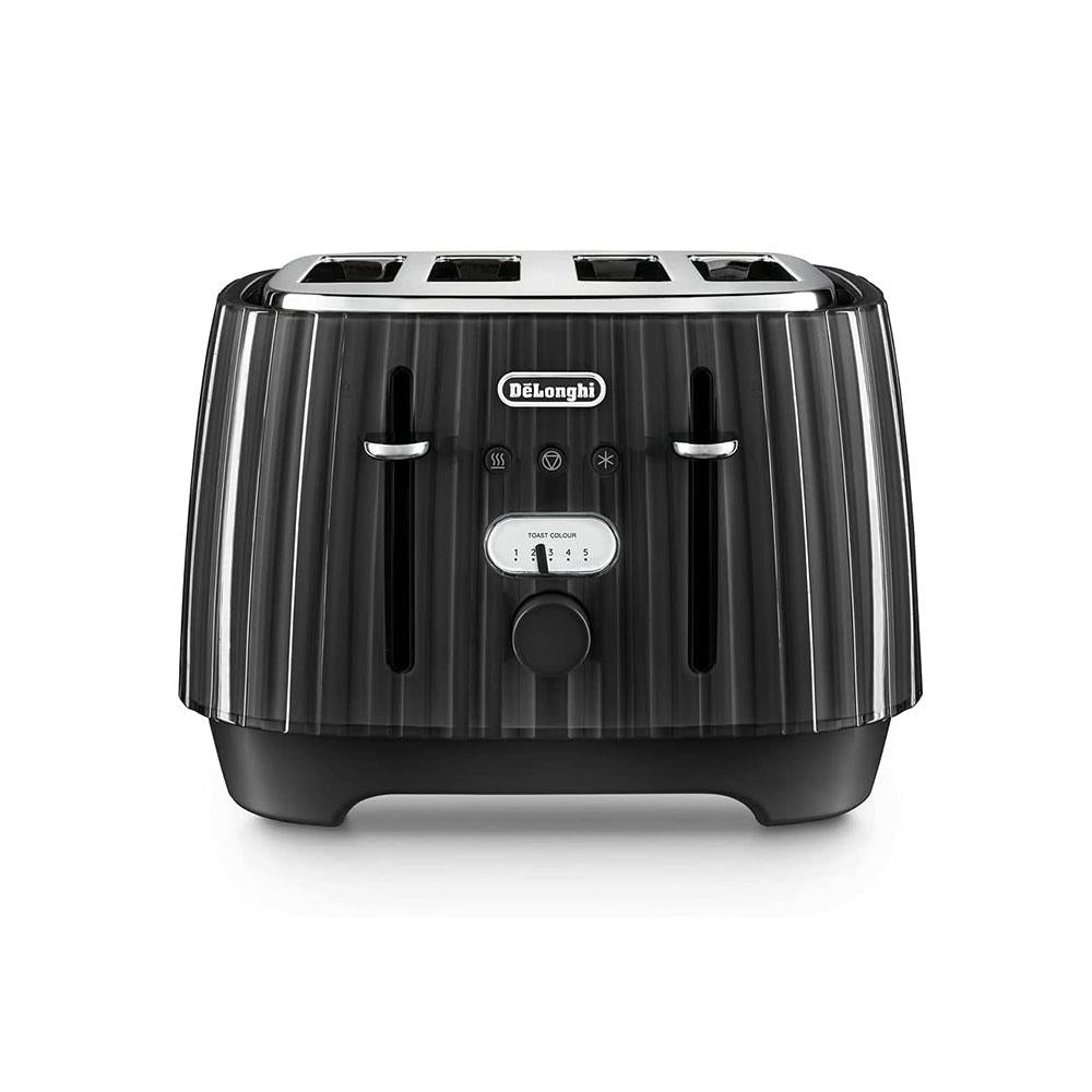Delonghi Ballerina 4 Slice Toaster Plastic 1800 W - Black Main image