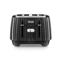 Delonghi Ballerina 4 Slice Toaster Plastic 1800 W - Black