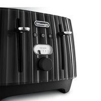 Delonghi Ballerina 4 Slice Toaster Plastic 1800 W - Black