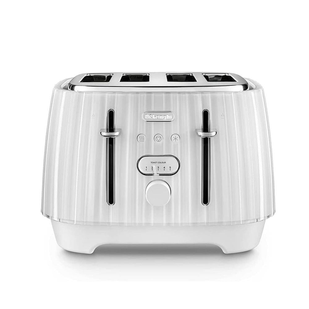 Delonghi Ballerina 4 Slice Toaster Plastic 1800 W - White