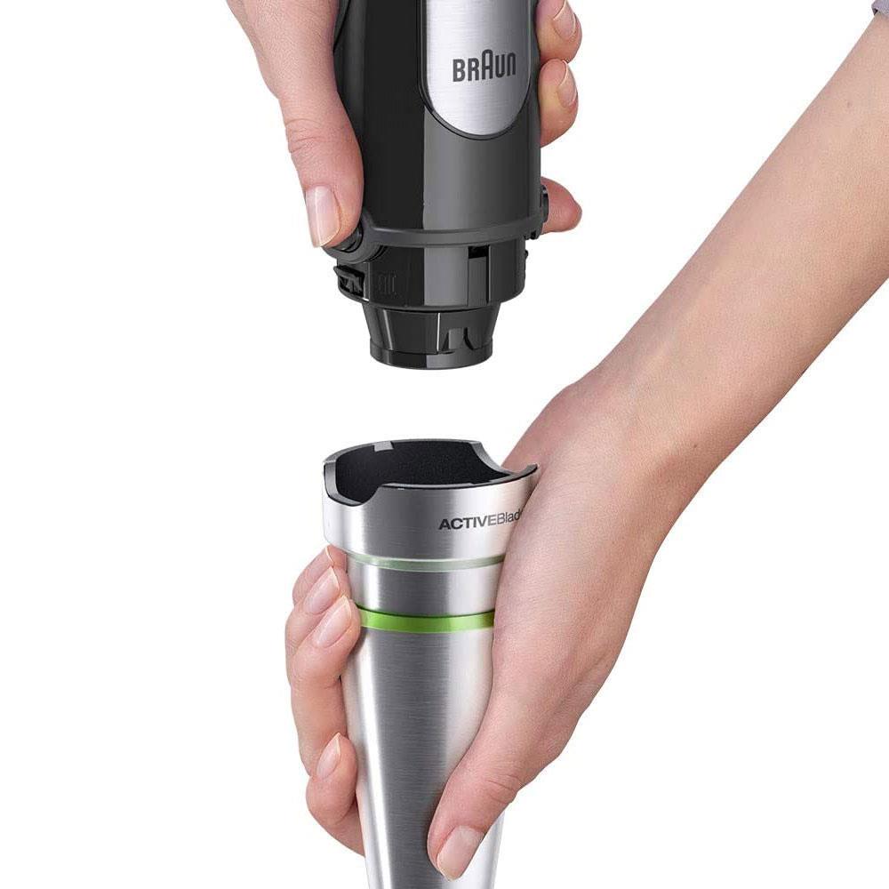 Braun MultiQuick 7 Hand Blender With Attachments 1000 W 1.25 Litre - Black