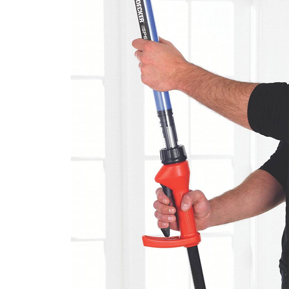 Black & Decker Speedy Roller Interior Paint Pivoting Head Roller With Kick Stand - Black/Orange