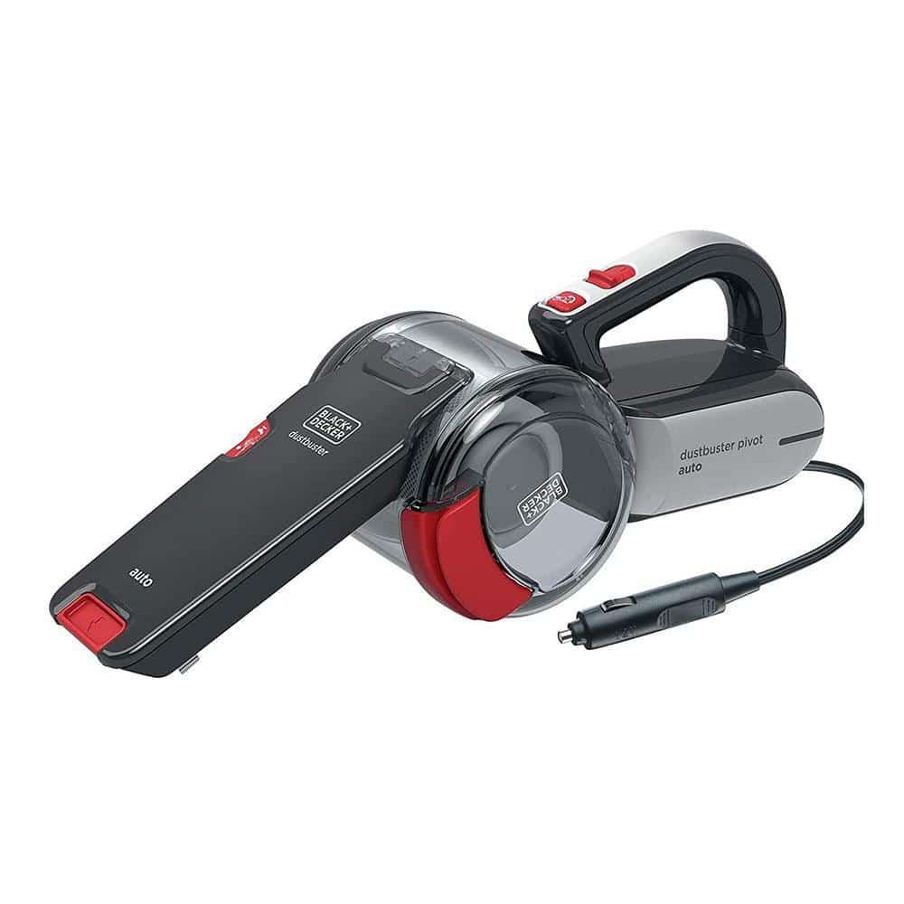 Black & Decker 12V Pivot Dustbuster Portable Car Dry Vacuum Cleaner 5m Cable Main image