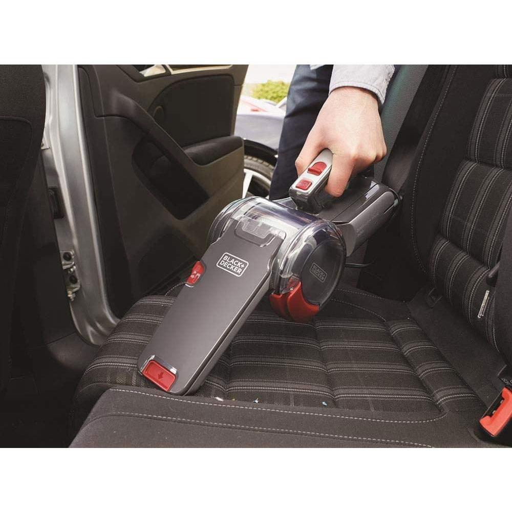 Black & Decker 12V Pivot Dustbuster Portable Car Dry Vacuum Cleaner 5m Cable