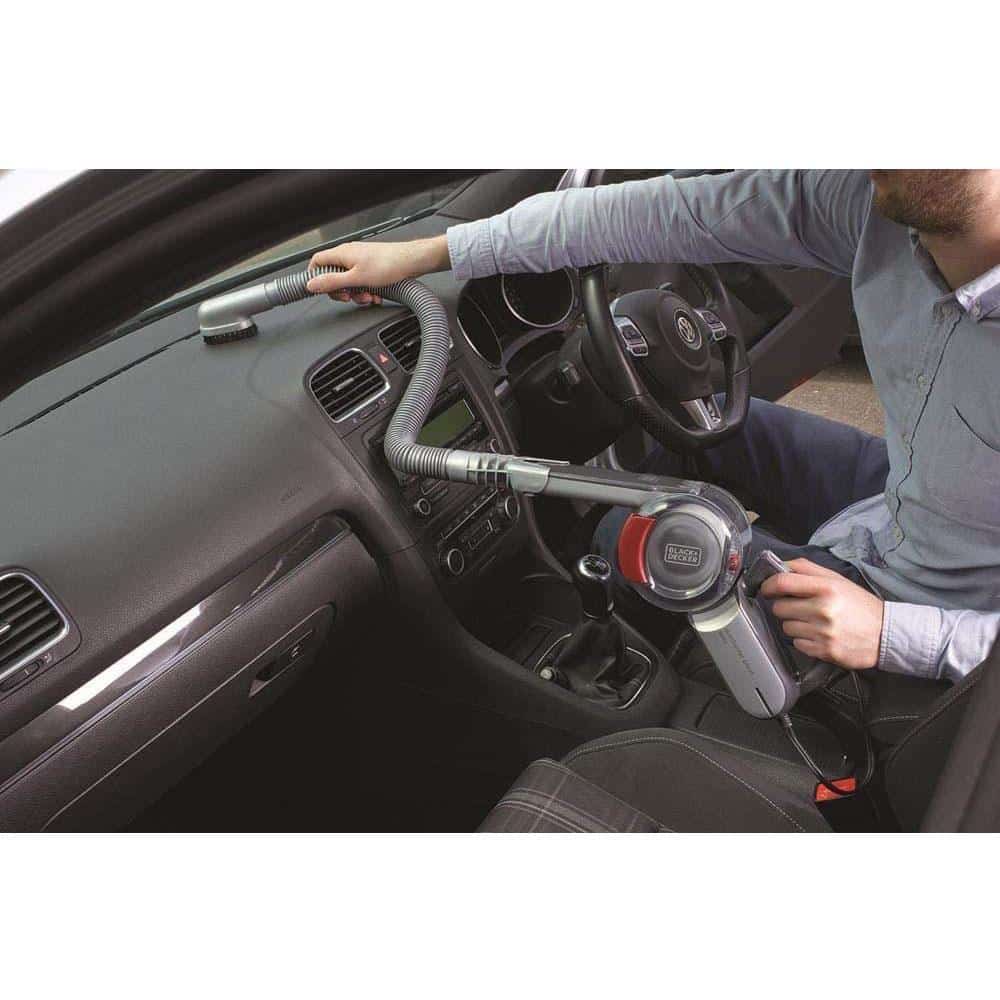 Black & Decker 12V Pivot Dustbuster Portable Car Dry Vacuum Cleaner 5m Cable