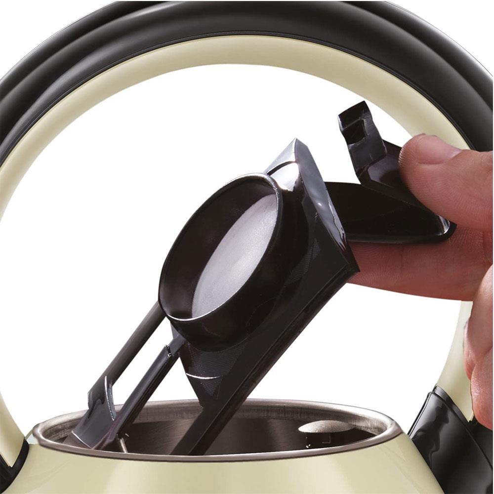 Russell Hobbs Traditional Electric Kettle Stainless Steel 3000 W 1.7 Litre - Cream